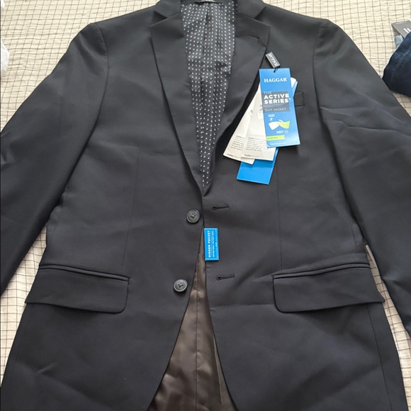 Haggar Men's Classic Black Sport Coat